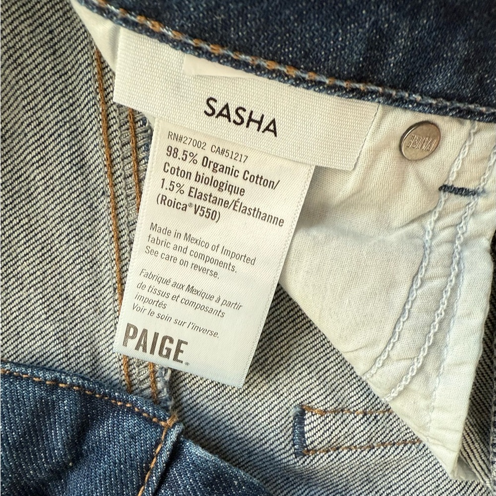 Paige Sasha Glorious wide leg size 25 - Picture 5 of 7
